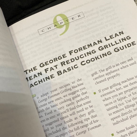 George Foreman “Lean Mean Fat Reducing Grilling Machine” Cookbook - Picture 5 of 5
